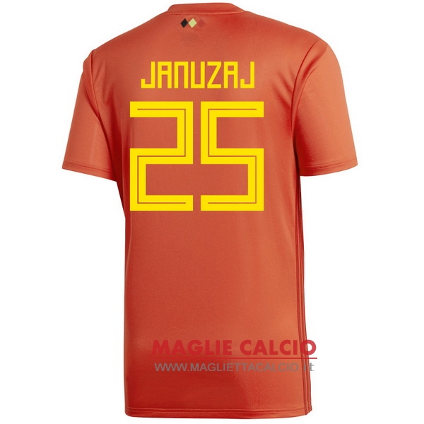 nuova maglietta belgio 2018 januzaj 25 prima